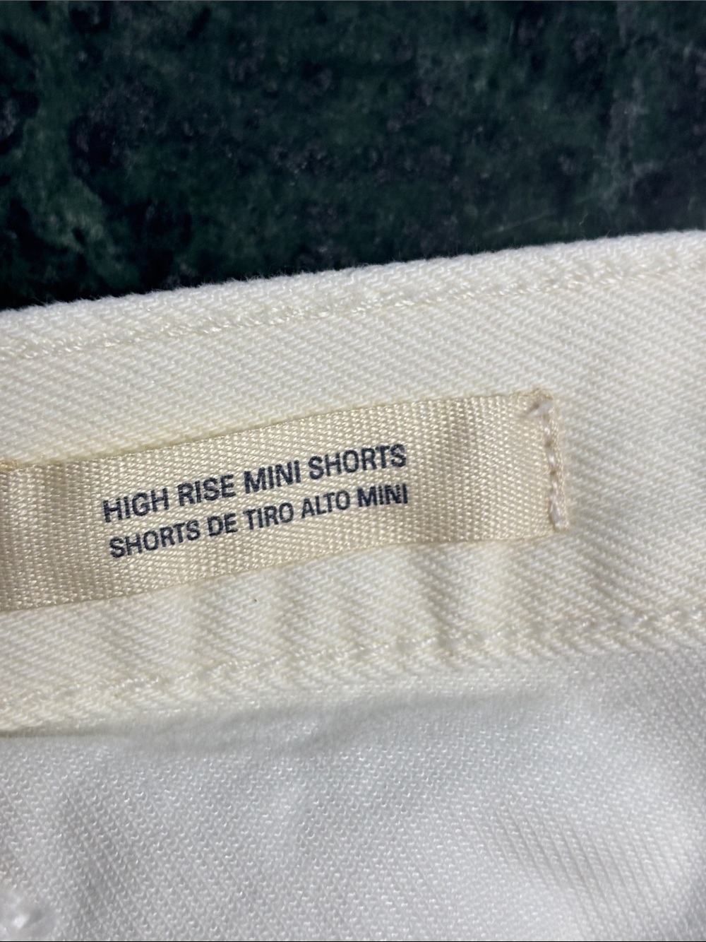 Universal Thread High Rise Mini Cut Off Denim Shorts - Picture 6 of 7